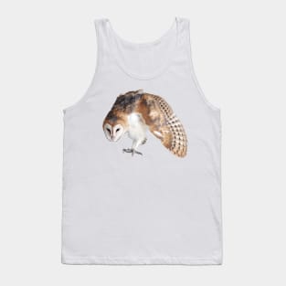 Defensive Young Barn Owl Tank Top